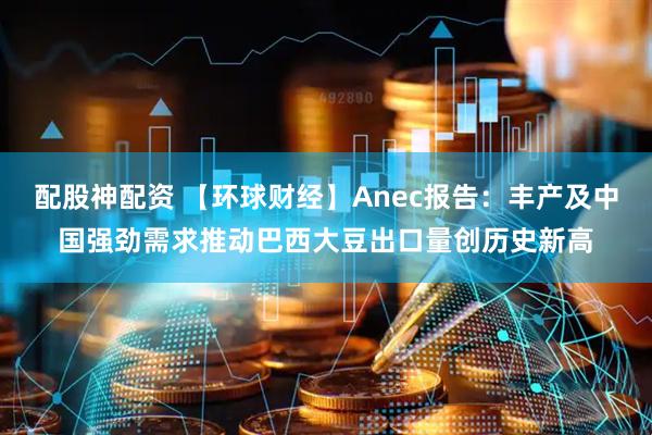 配股神配资 【环球财经】Anec报告：丰产及中国强劲需求推动巴西大豆出口量创历史新高