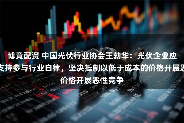 博竟配资 中国光伏行业协会王勃华：光伏企业应进一步支持参与行业自律，坚决抵制以低于成本的价格开展恶性竞争